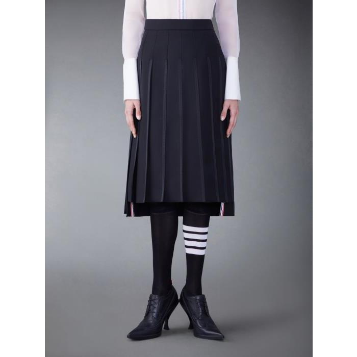 톰브라운 여성 스커트 FGC400B-00473-001 Classic Tipping Pleated Skirt이끌라톰브라운