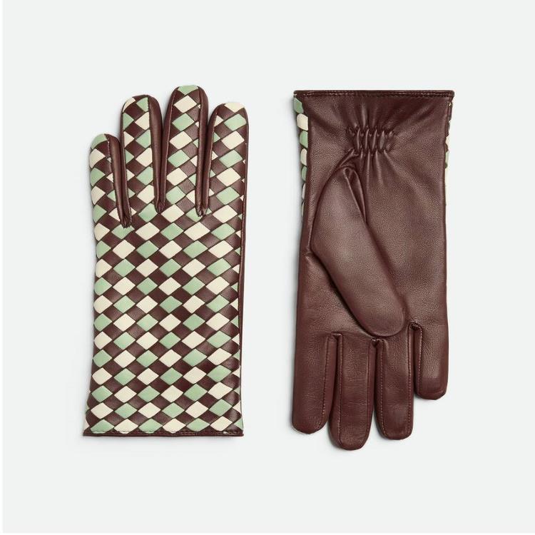 보테가베네타 여성 장갑 Leather Bicolor Intrecciato Gloves 730849V3N202381이끌라보테가베네타