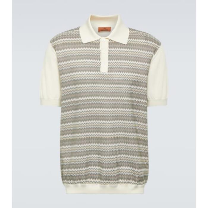 미쏘니 남성 셔츠 Cotton&amp;silk polo shirt P00879155이끌라미쏘니