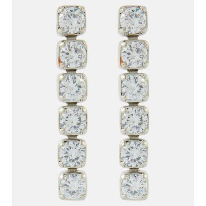 질샌더 여성 반지 Crystal embellished drop earrings P00905514이끌라질샌더