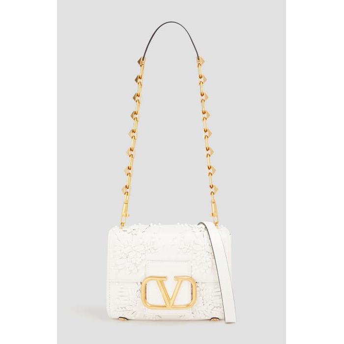 발렌티노 여성 숄더백 크로스백 VLogo floral appliqued leather shoulder bag 1647597335265357이끌라발렌티노