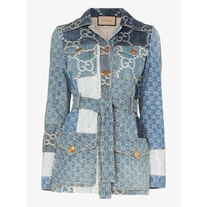 구찌 여성 자켓 블레이저 blue patchwork GG denim jacket 18631277_693153XDBZN이끌라구찌