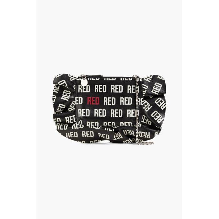 RED V 발렌티노 여성 숄더백 크로스백 Ruffled printed leather shoulder bag 1647597332063523이끌라발렌티노