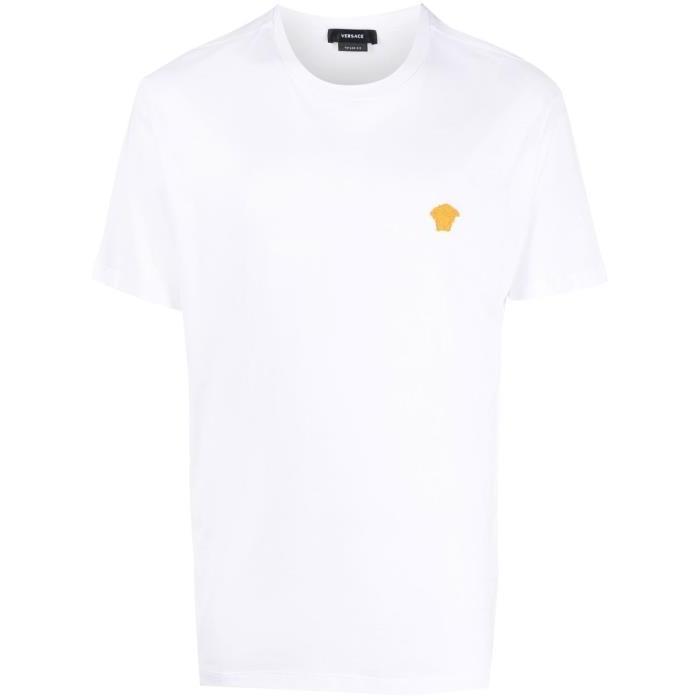 베르사체 남성 티셔츠 맨투맨 White Medusa Head Embroidered T shirt 18835438_10084811A06063이끌라베르사체