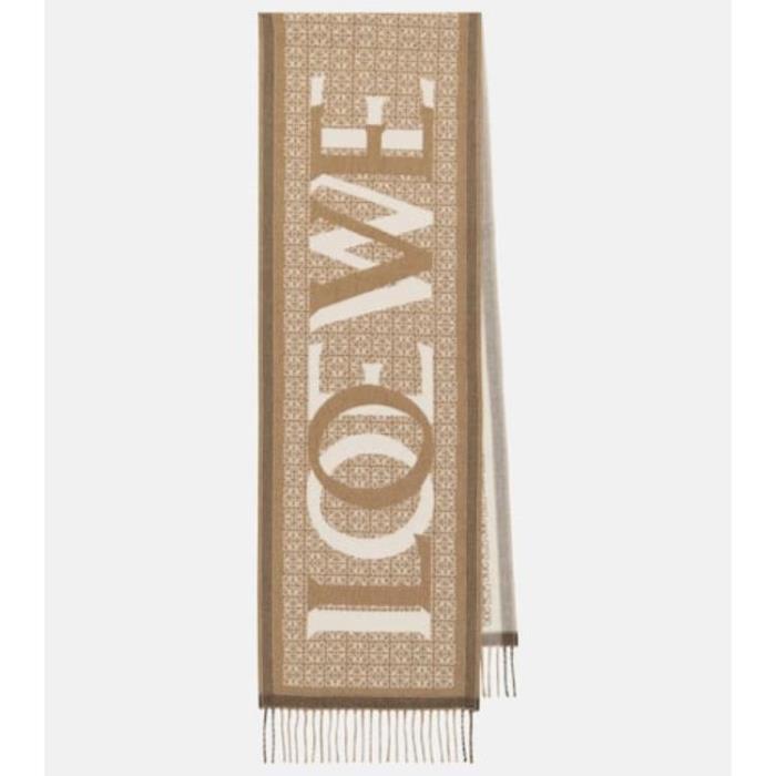 로에베 여성 스카프 숄 Love wool&amp;cashmere scarf P00755594이끌라로에베