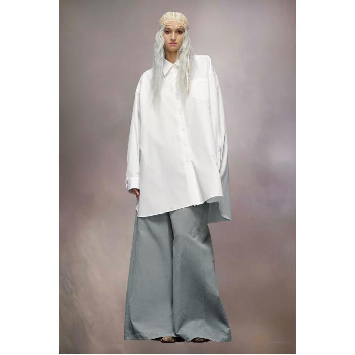 메종마르지엘라 여성 블라우스 셔츠 Robe chemise en popeline de coton S51DL0253S43001100이끌라메종마르지엘라