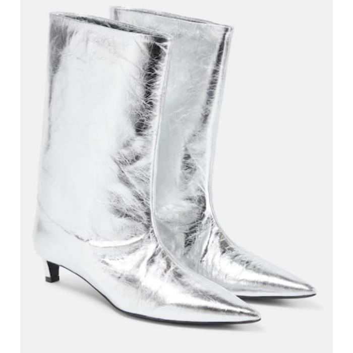 질샌더 여성 부츠 Metallic leather ankle boots P00894493이끌라질샌더