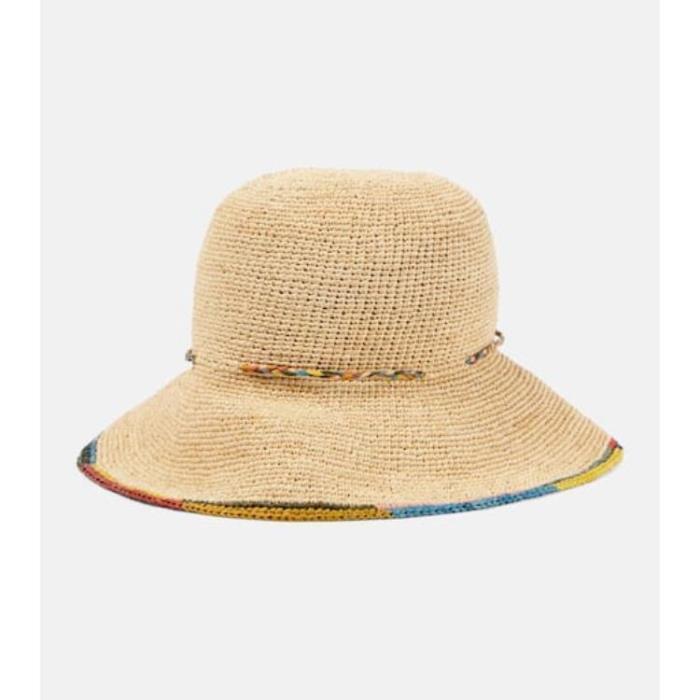 미쏘니 여성 모자 Crochet raffia bucket hat P00891193이끌라미쏘니