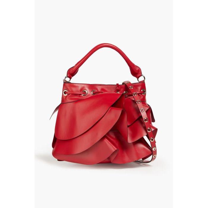 RED V 발렌티노 여성 숄더백 크로스백 Tiered leather bucket bag 1647597331132708이끌라발렌티노
