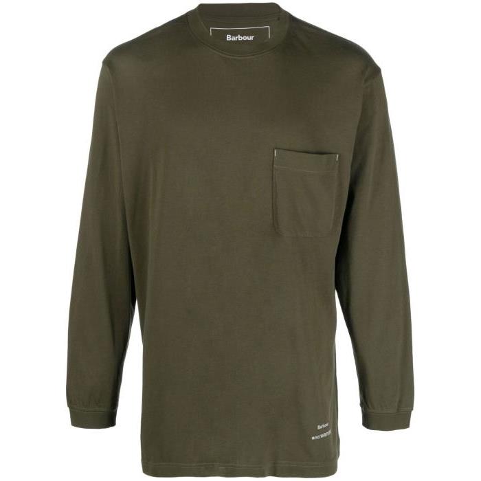 바버 남성 티셔츠 맨투맨 X&amp;Wander Green Cotton T Shirt 19435161_MTS1090KH11이끌라바버
