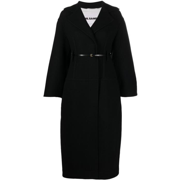 질샌더 여성 코트 black belted virgin wool coat 18935524_J04AA0004J40020이끌라질샌더