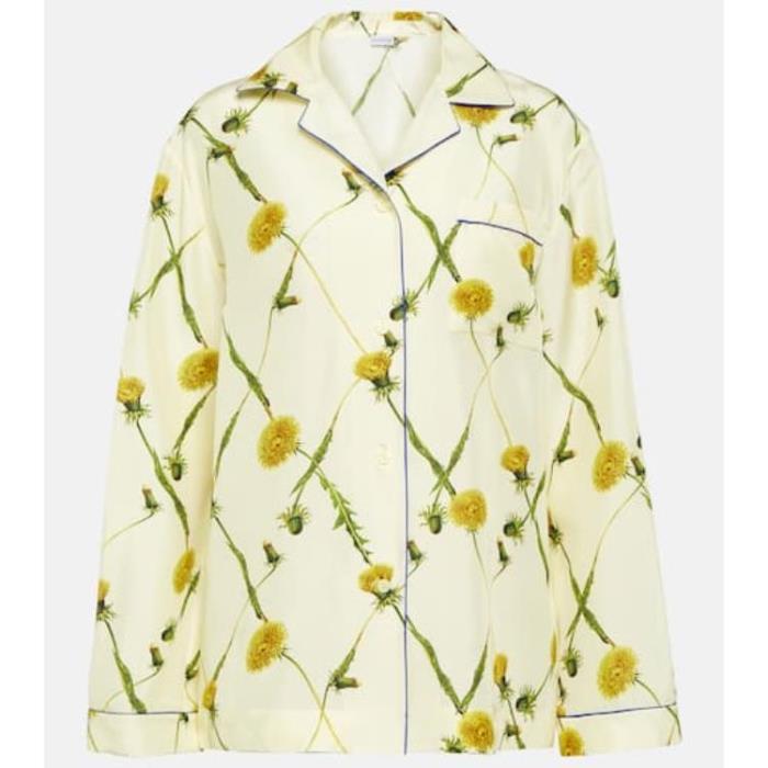 버버리 여성 기타의류 Floral silk poplin pajama shirt P00905504이끌라버버리