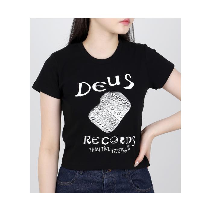 DEUS 여성 티셔츠 맨투맨 [DEUS]PRIMAL BABY TEE (DLP241334B CVR)(프라이멀 베이비 티) DLP241334B-CVR이끌라기본브랜드