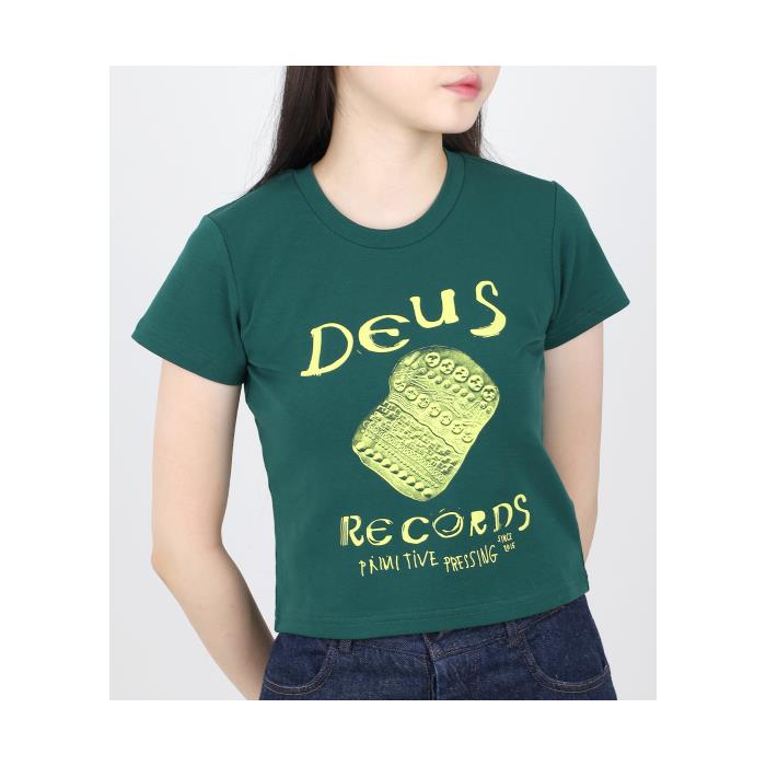 DEUS 여성 티셔츠 맨투맨 [DEUS]PRIMAL BABY TEE (DLP241334B WGR)(프라이멀 베이비 티) DLP241334B-WGR이끌라기본브랜드